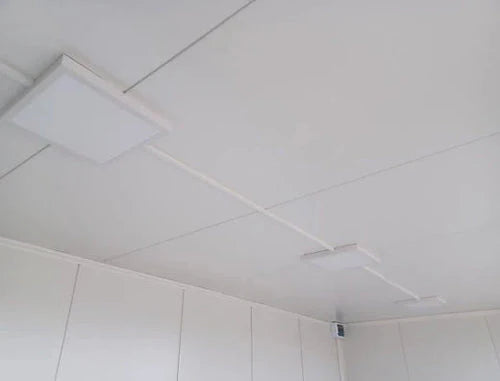 CONTENEDOR DE OFICINA OPEN SPACE 3 X 6 CON VITRINAS